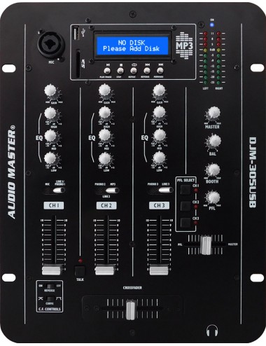 Audio Master DJM-305USB Dj μίκτης 3 καναλιών - 1