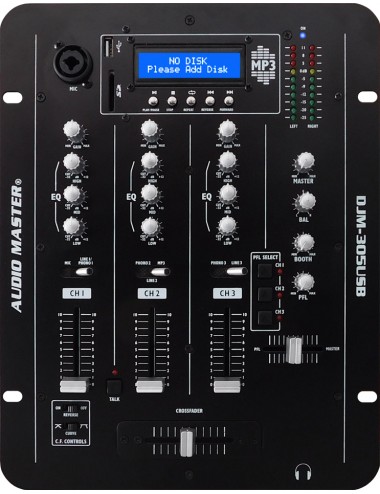 Audio Master DJM-305USB Dj mixer 3 channels - 1