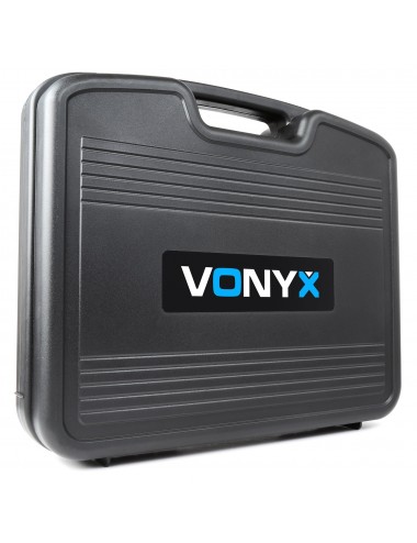 Διπλό Ασύρματο set Μικροφώνων Bodypack UHF 2 Καναλιών Vonyx WM82B - 5