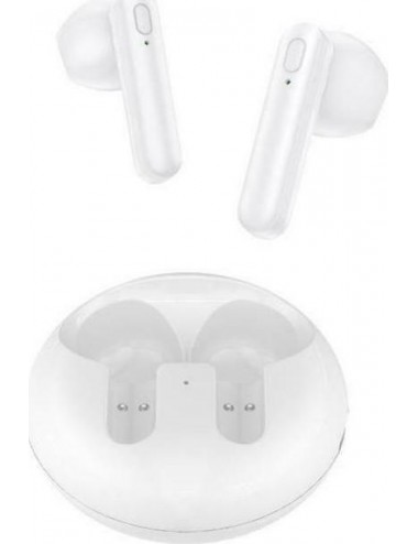 WK TWS V31 Earbud Bluetooth Handsfree Λευκό - 1