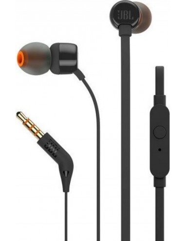 In-ear Jbl T110 Headphones With Control Button And Microphone For Handsfree - 1