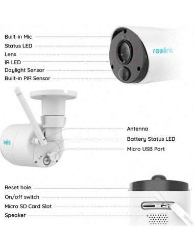 Reolink Argus Eco Ip Wifi Camera 1080p Μπαταρίας - 4