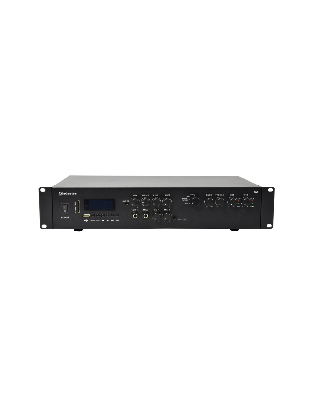 Stereo Amplifier Adastra Α2 2x200W 2U - 1