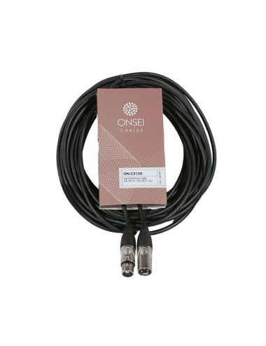 Καλώδιο Onsei ON-C3150 3-pin XLR Αρσενικό - 3-pin XLR Θηλυκό 15m - 1