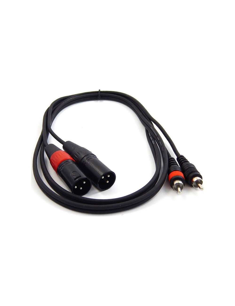 Καλώδιο Bridge Cable TPC-020 2RCA ΑΡΣΕΝΙΚΑ - 2XLR ΑΡΣΕΝΙΚΑ - 1