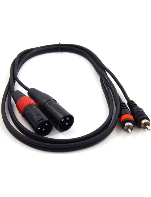 Καλώδιο Bridge Cable TPC-020 2RCA ΑΡΣΕΝΙΚΑ - 2XLR ΑΡΣΕΝΙΚΑ - 1