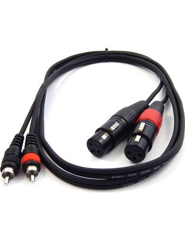 Καλώδιο Bridge Cable TPC-021 2RCA ΑΡΣΕΝΙΚΑ - 2XLR ΘΗΛΥΚΑ - 1