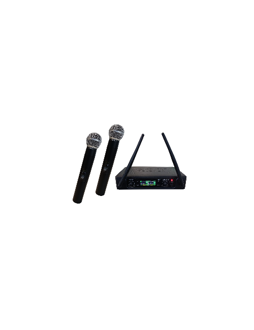 Audien JRU-521LD-B 2 Mics Σετ Ασύρματο Δυναμικό Μικρόφωνο Χειρός για Φωνητικά - 1