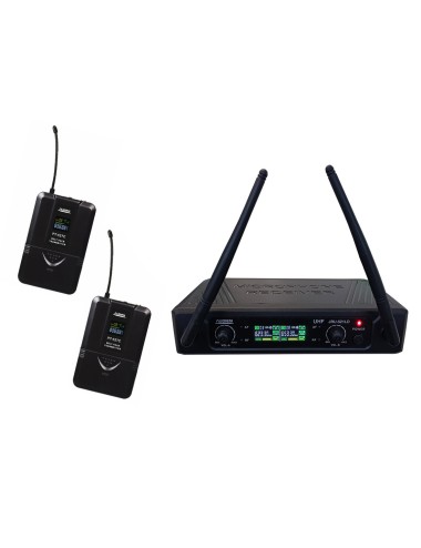 Audien JRU-521LD-D ΑΣΥΡΜΑΤΟ ΜΙΚΡΟΦΩΝΟ ΔΙΠΛΟ ΠΕΤΟΥ UHF - 1