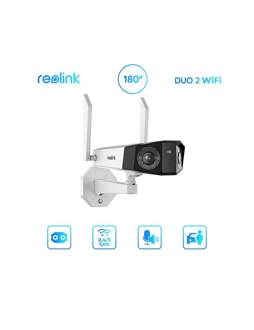 Reolink Duo 2 WiFi IP Dual Κάμερα Παρακολούθησης Wi-Fi 4K - 1