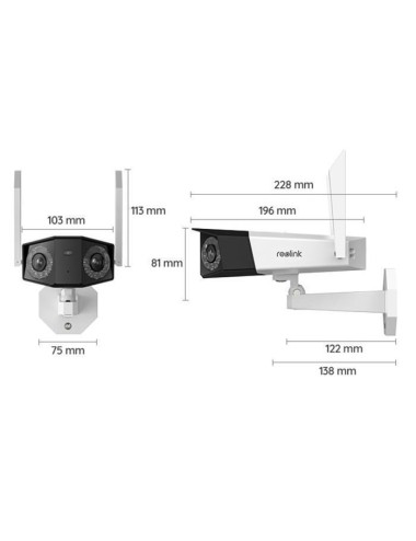 Reolink Duo 2 WiFi IP Dual Κάμερα Παρακολούθησης Wi-Fi 4K - 1