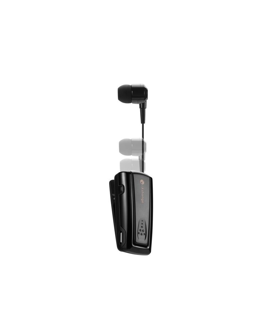 iXchange UA27 In-ear Bluetooth Handsfree Ακουστικό Πέτου Μαύρο - 1