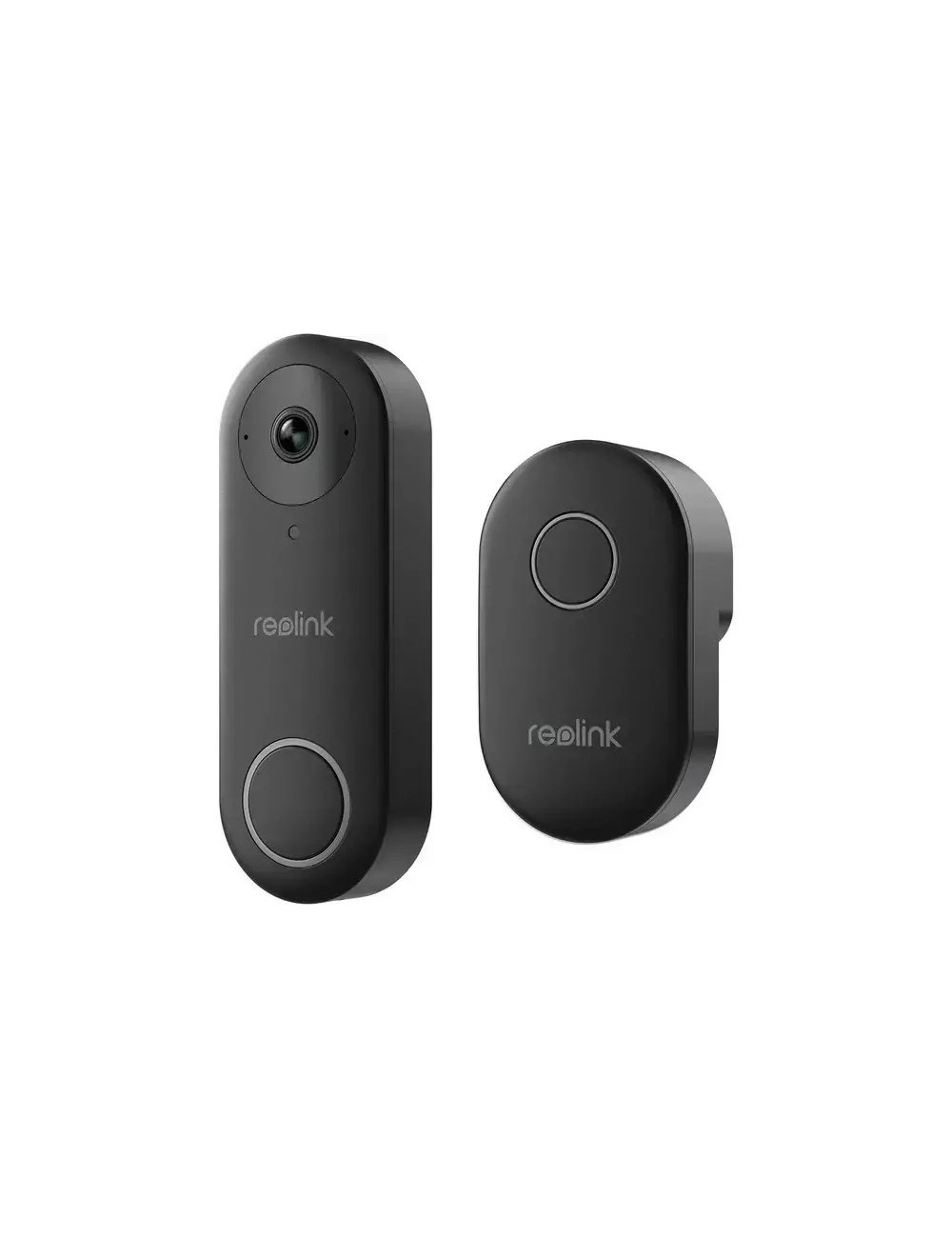 Reolink D340P Κουδούνι Πόρτας Συμβατό με Alexa Μαύρο - 1