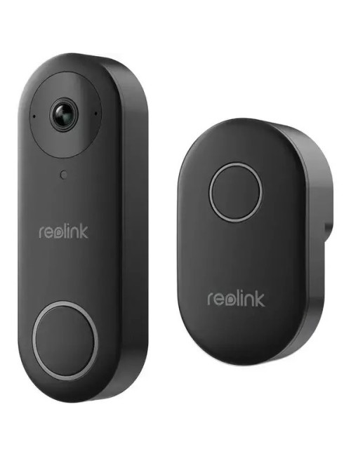 Reolink D340P Κουδούνι Πόρτας Συμβατό με Alexa Μαύρο - 1