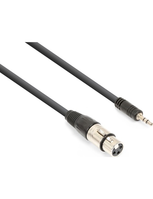 Vonyx Cable CX320-05 XLR female - 3.5mm male Μαύρο 0.5m - 1