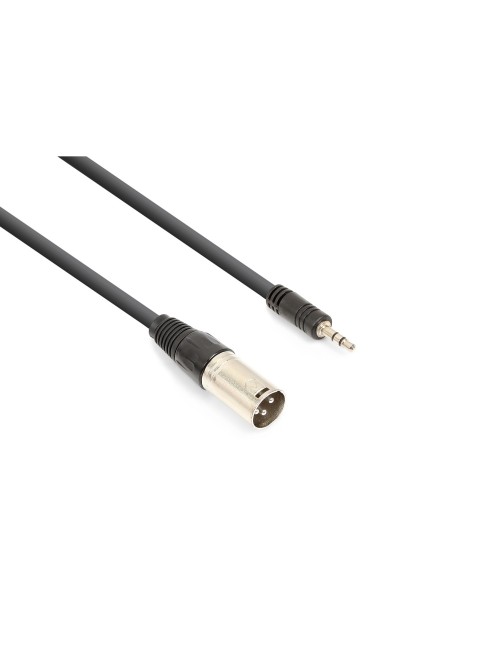 VONYX CX318-05 Καλώδιο XLR 3p αρσενικό σε Jack 3.5mm STEREO αρσενικό 0.5m - 1
