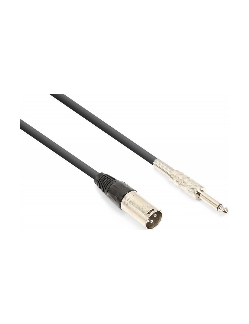 Vonyx Cable XLR male - 6.3mm male Μαύρο 3m - 1