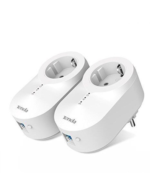 Tenda PH6 Powerline Διπλού Kit για Ενσύρματη Σύνδεση με Passthrough Πρίζα και Θύρα Gigabit Ethernet - 1