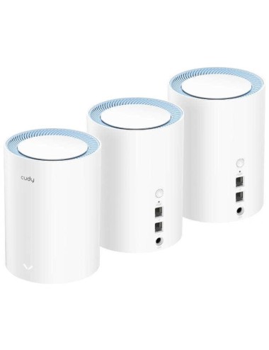 Cudy M1200 WiFi Mesh Network Access Point Wi‑Fi 5 Dual Band (2.4 & 5GHz) σε Τριπλό Kit - 2
