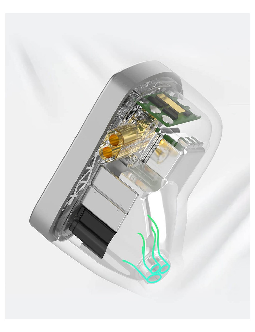 KZ Ακουστικά Ψείρες In Ear AS16 Pro Μαύρα - 2