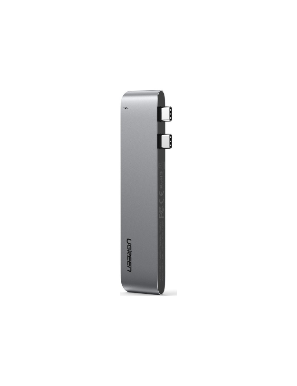 Ugreen CM251 Docking Station με Διπλό USB-C Ασημί - 1