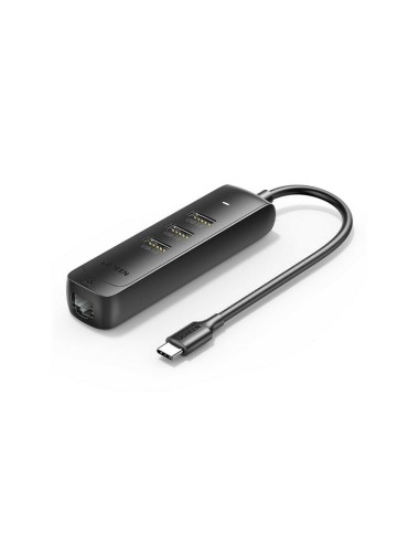 Ugreen USB 2.0 Hub 3 Θυρών με σύνδεση USB-A / Ethernet - 1