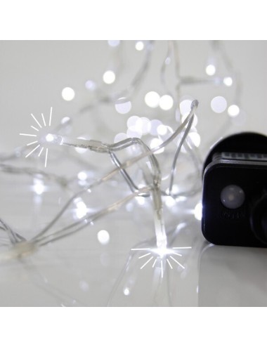 Eurolamp 300 Flash Λαμπάκια LED 3μ. Λευκά σε Σειρά 600-02540 - 1