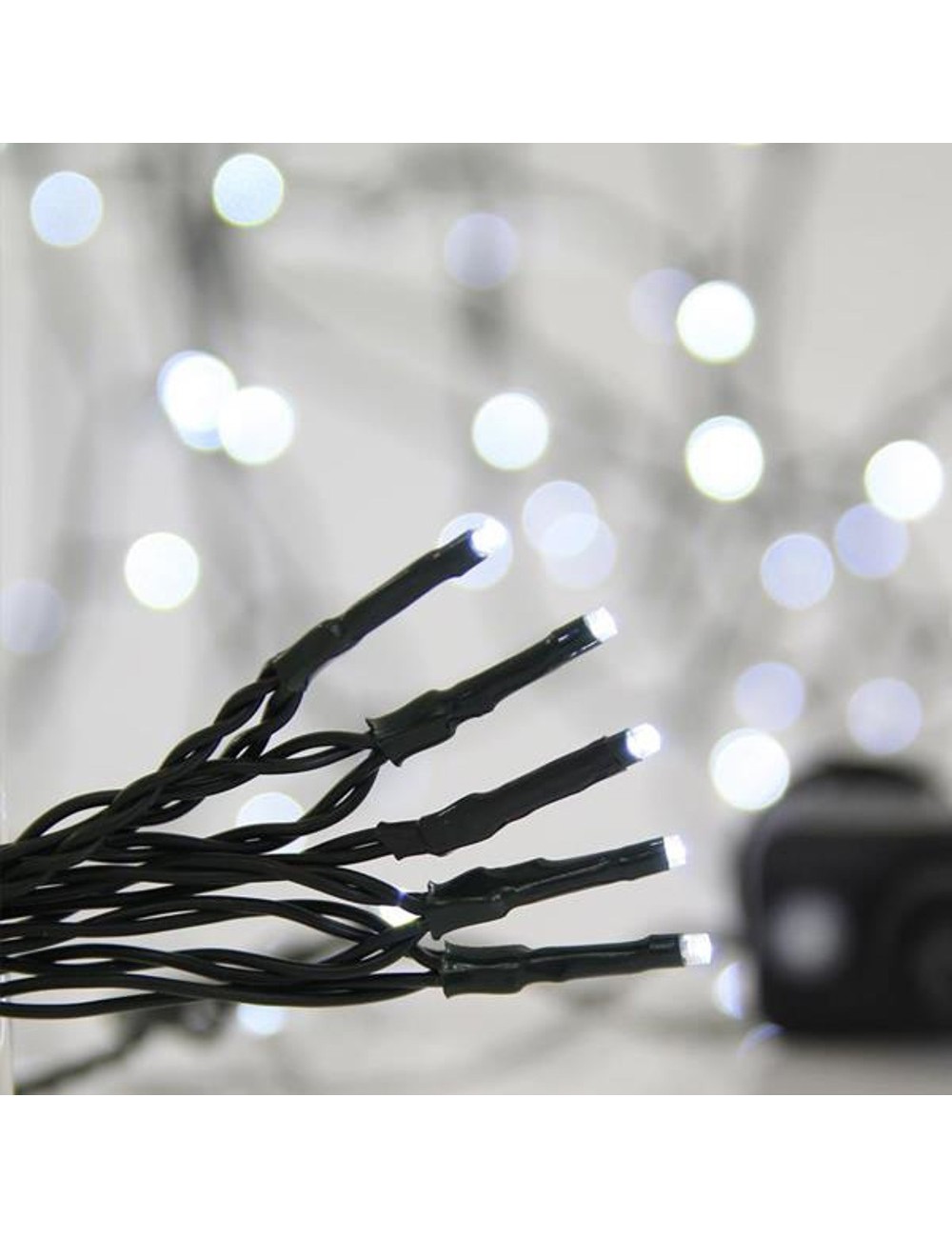 Eurolamp 700 Λαμπάκια LED 34.95μ. Ψυχρό Λευκό σε Σειρά 600-11590 - 1