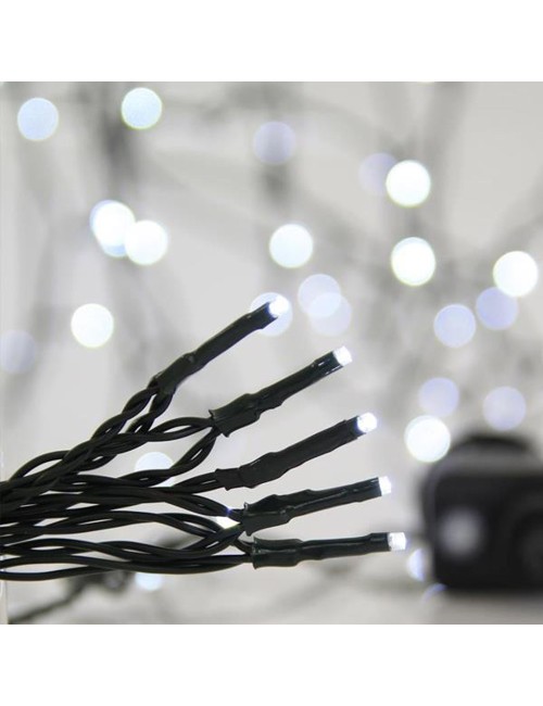 Eurolamp 700 Λαμπάκια LED 34.95μ. Ψυχρό Λευκό σε Σειρά 600-11590 - 1