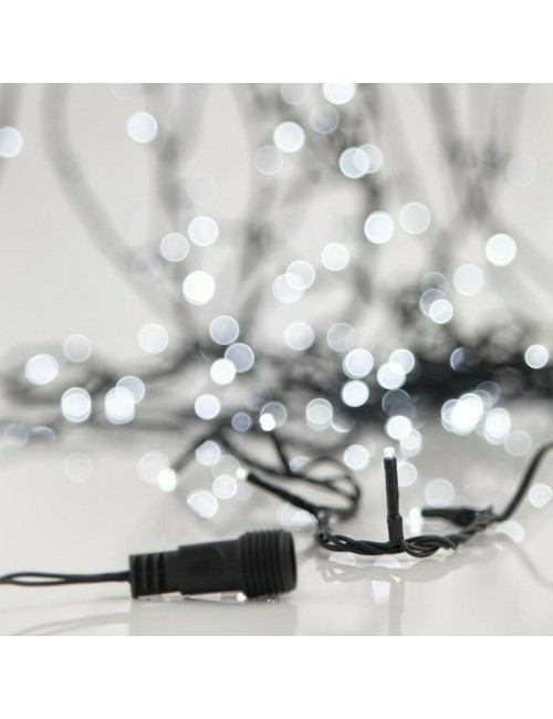 Eurolamp 180 Λαμπάκια LED 42μ. Ψυχρό Λευκό σε Σειρά (χωρίς Μετασχηματιστή) 600-11805 - 1