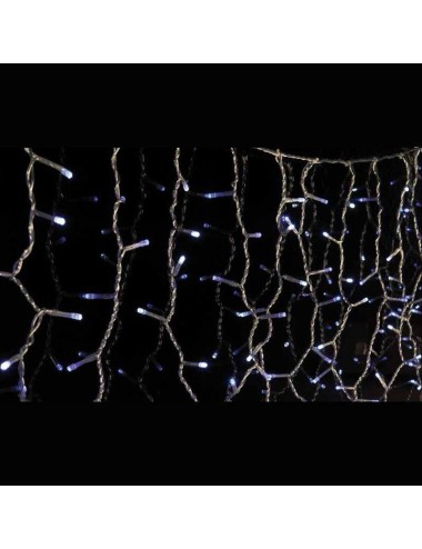 Eurolamp 100 Λαμπάκια LED 1.8μ. x 60εκ. Ψυχρό Λευκό τύπου Βροχή 600-11350 - 1