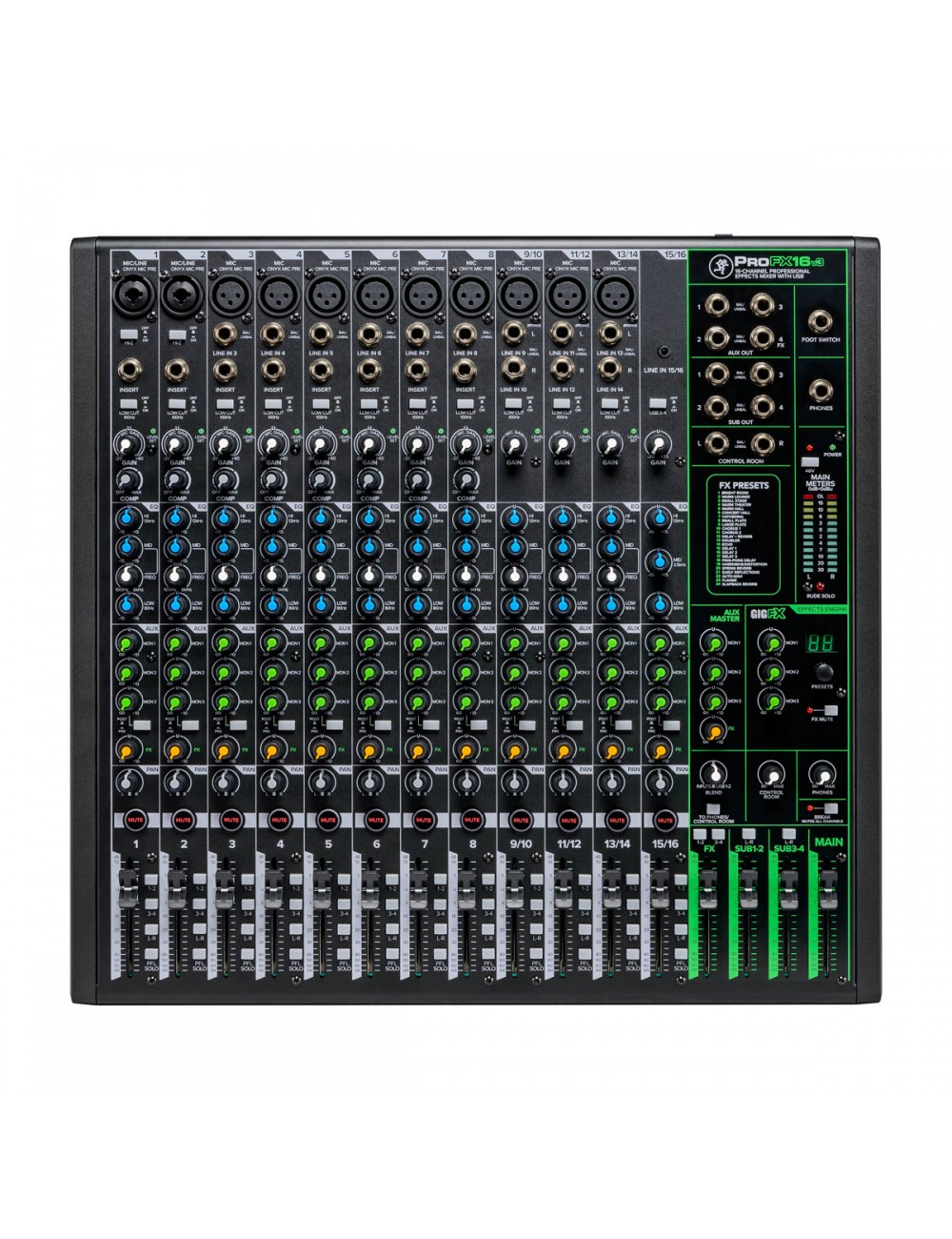 Mackie PROFX16V3 16 Channel Audio Console with FX - 1