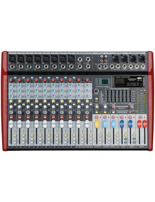 Audio Master MQ4212 12 Channel Audio Console with FX - 1