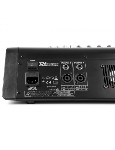 Power Dynamics PDM-M804A Αυτοενισχυόμενη 2x200W RMS 8 Καναλιών FX/ USB/ MP3/ BT - 6