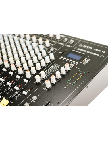 Ihos I MIX16 16 Channel Audio Console FX/ USB/ MP3/ Bluetooth - 4