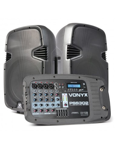 VONYX PSS302 Portable Active set with 2x10 "speakers - 2