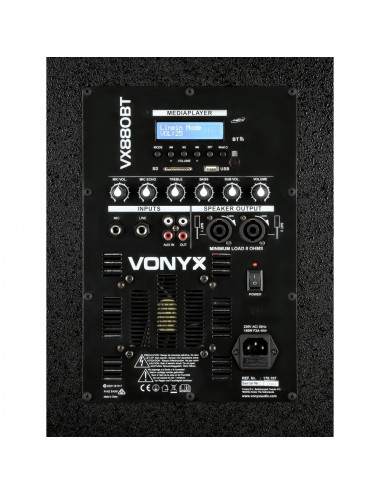 VONYX VX880BT 2.1 Speaker Set 2x Top and active Pro Sub 15 " - 1