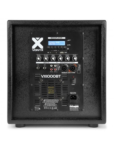 VONYX VX1000BT Active Speaker Set 2x Top Speaker and 2x Sub 10 " - 4